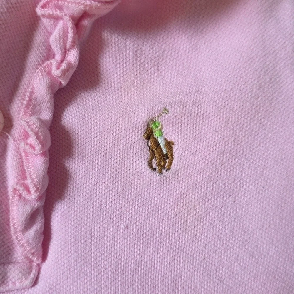 Ralph Lauren Size 18 Month Pink Collared Short Sleeve Dress